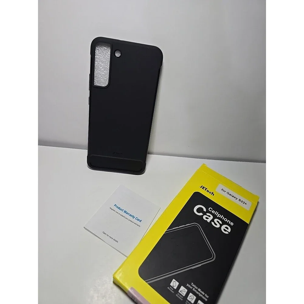 JETech Case for Samsung Galaxy S22 Plus Black Shockproof Slim Protective Cover